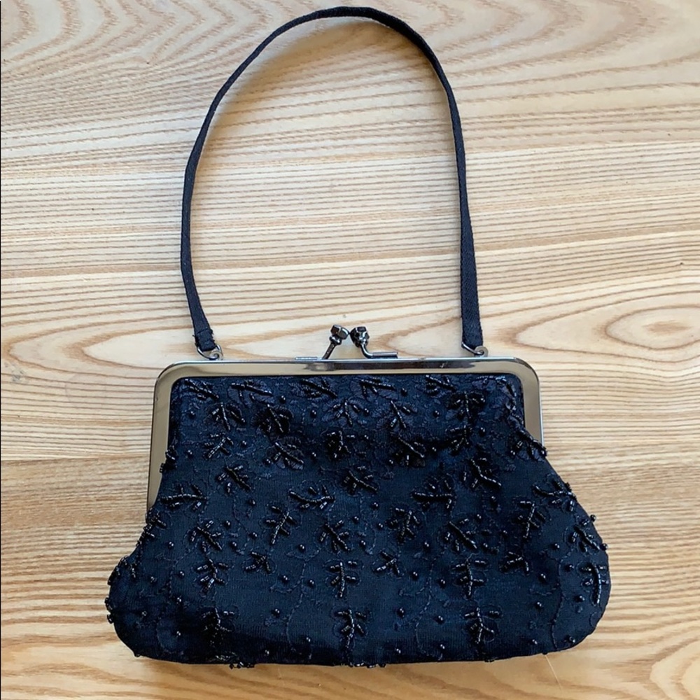 Beaded Clasp Evening Bag